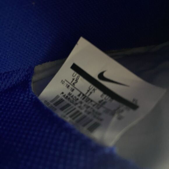 Nike Cleats Mens 12 Blue Tiempo Legend 8 Club FG White Active Game AT6107-414‎ main image 5
